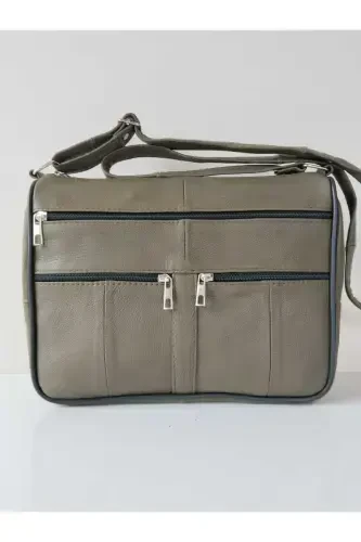 GENUINE LEATHER WOMEN BAG (28CM X 24CM)-Green - 1