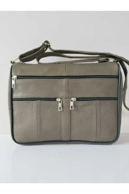 GENUINE LEATHER WOMEN BAG (28CM X 24CM)-Green - 1