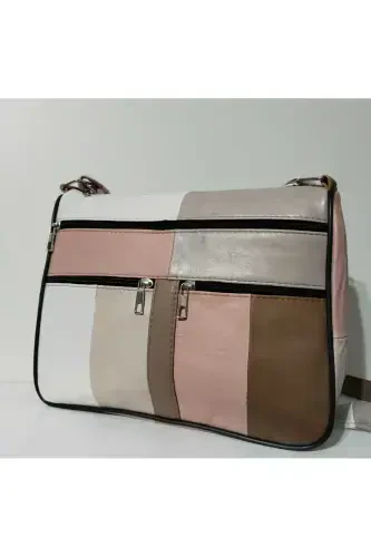 GENUINE LEATHER WOMEN BAG (28CM X 24CM)-SUMMER BRIGHT MIXED COLORS 3 - ATTER (1)