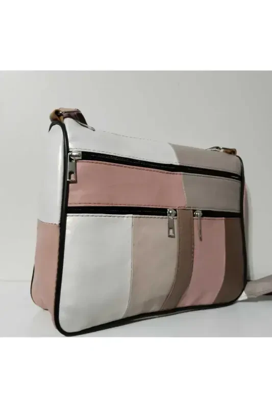 GENUINE LEATHER WOMEN BAG (28CM X 24CM)-SUMMER BRIGHT MIXED COLORS 3 - 3