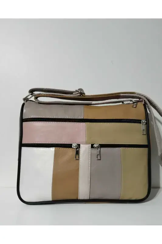 GENUINE LEATHER WOMEN BAG (28CM X 24CM)-SUMMER OPEN MIXED COLORS 1 - 2