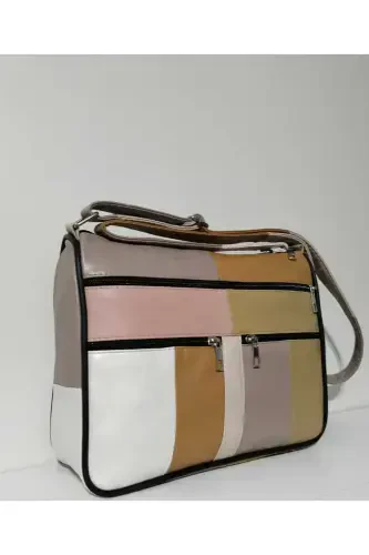 GENUINE LEATHER WOMEN BAG (28CM X 24CM)-SUMMER OPEN MIXED COLORS 1 - 3
