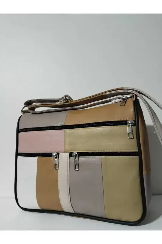 GENUINE LEATHER WOMEN BAG (28CM X 24CM)-SUMMER OPEN MIXED COLORS 1 - 4