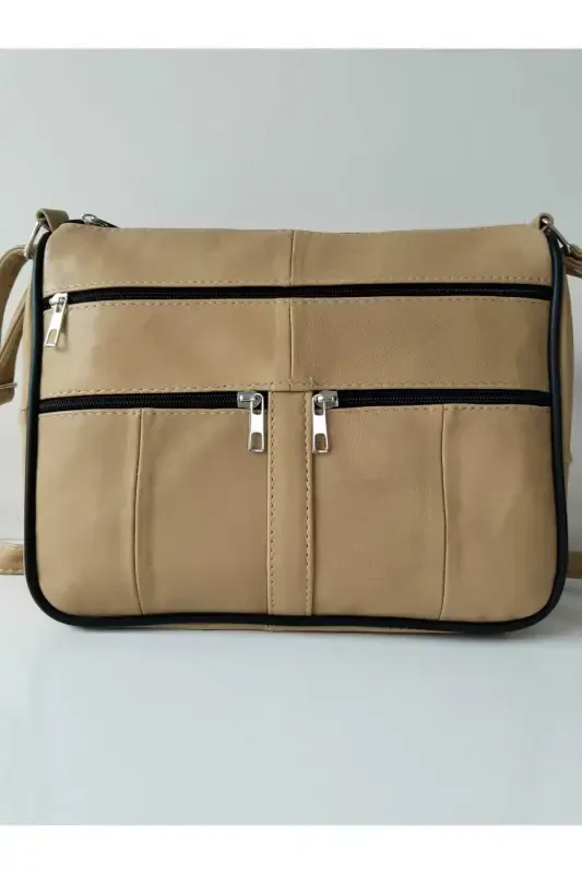 GENUINE LEATHER WOMEN BAG (28CM X 24CM)-Yellow - ATTER