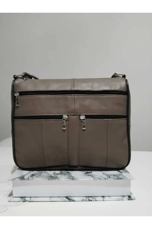 GENUINE LEATHER WOMEN BAG-MINK - 2