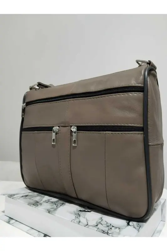 GENUINE LEATHER WOMEN BAG-MINK - 3