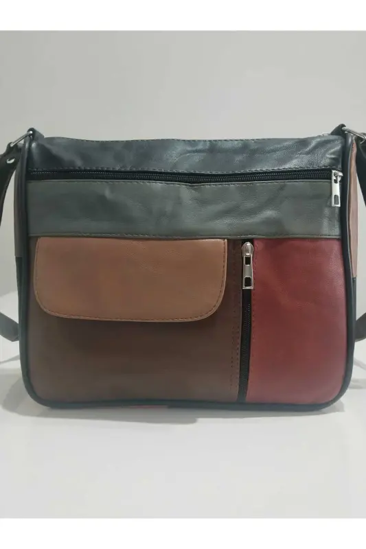 GENUINE LEATHER WOMEN'S BAG (27CM X 25) - Multicolor 71 - ATTER