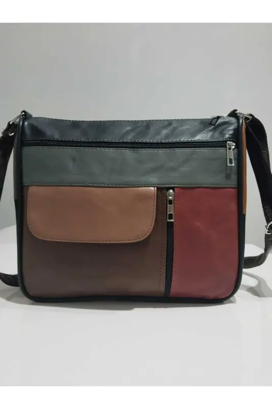 GENUINE LEATHER WOMEN'S BAG (27CM X 25CM) - MIXED COLORS 2 - ATTER