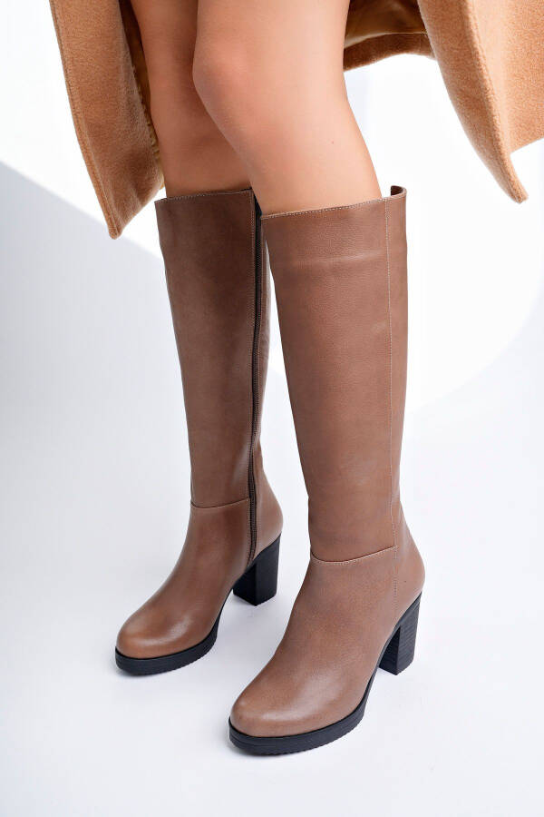 Genuine leather women's boots - 3
