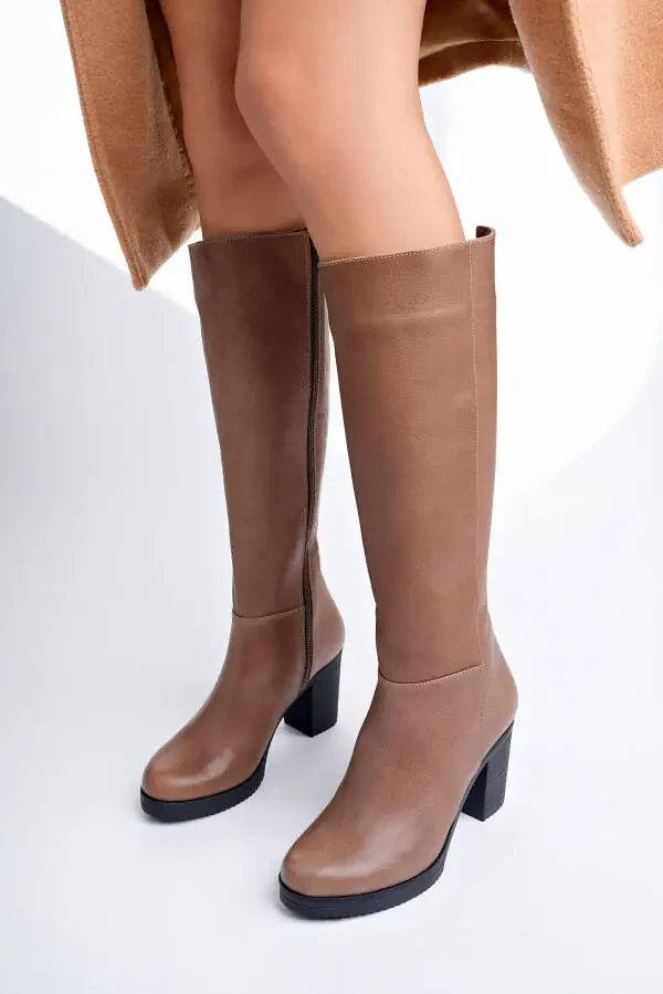 Genuine leather women's boots - 3