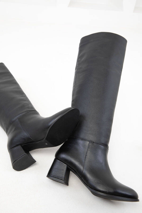 Genuine leather women's boots - 3