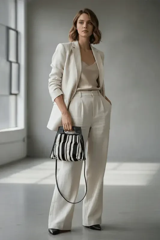 Genuine leather women's shoulder bag - 3