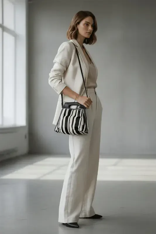 Genuine leather women's shoulder bag - 4