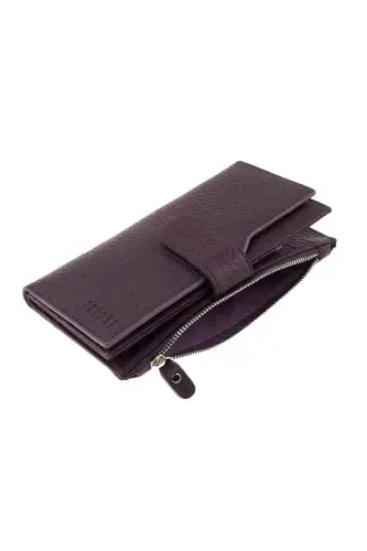 Genuine leather women's wallet - Deriderim (1)