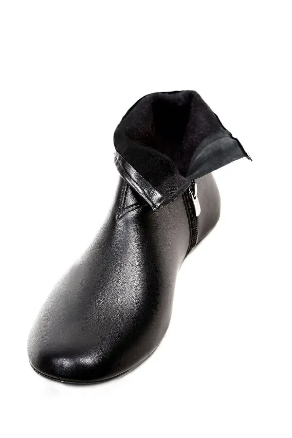 Genuine Sheepskin Black - Cotton Lined - 3