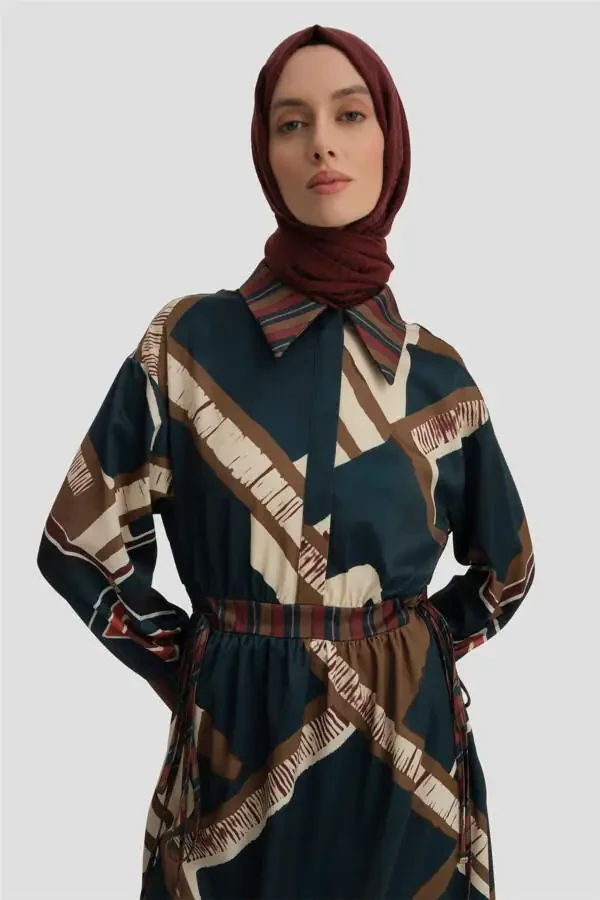 Geometric Patterned Dress - 2