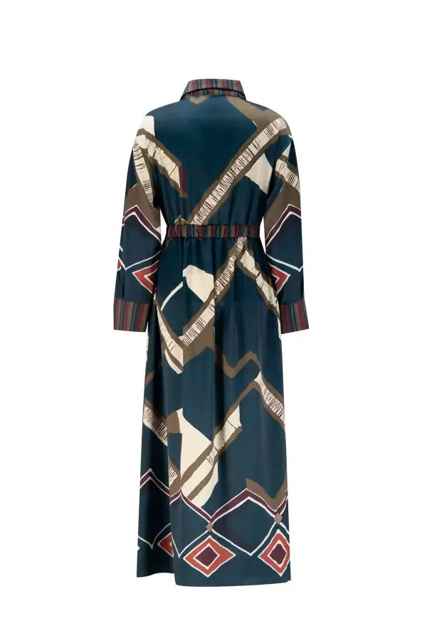 Geometric Patterned Dress - 7