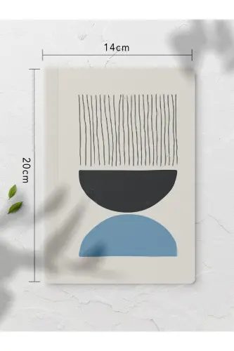 Geometric Sketchbook Set - 4 Pieces - 14cm*20cm - 64 Pages - Colorful I - 3