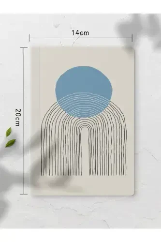 Геометрический Блокнот Без Линий - 4 Штуки - 14см*20см - 64 Страницы - Цветной I - 6