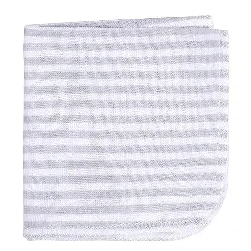 Gerber Baby 4 Piece Animal Character Hooded Towel and Washcloth Set, Grey Elephant, One Size - 6