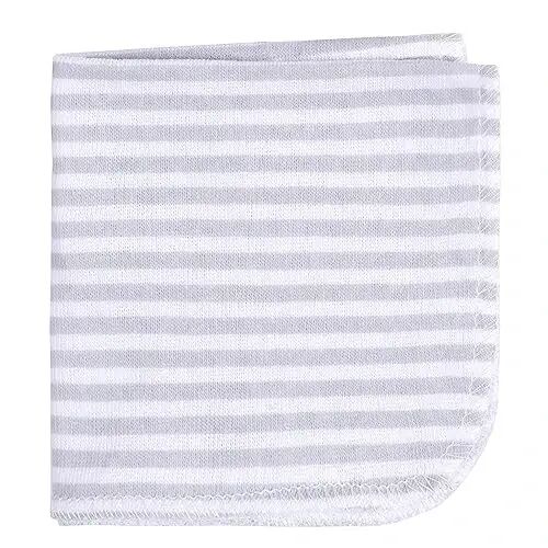 Gerber Baby 4 Piece Animal Character Hooded Towel and Washcloth Set, Grey Elephant, One Size 