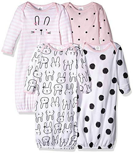 Gerber Baby Boy and Girls 4-Pack Sleeper Gown - 21