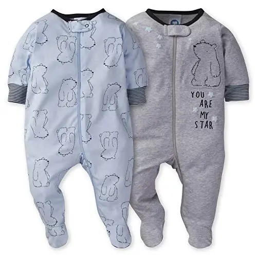 Gerber Baby Boys’ 2-Pack Sleep ‘N Play Pajamas - 4