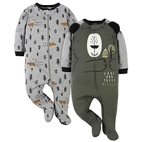 Gerber Baby Boys’ 2-Pack Sleep ‘N Play Pajamas - GERLO