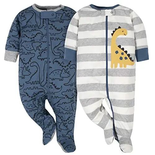 Gerber Baby Boys’ 2-Pack Sleep ‘N Play Pajamas - GERLO