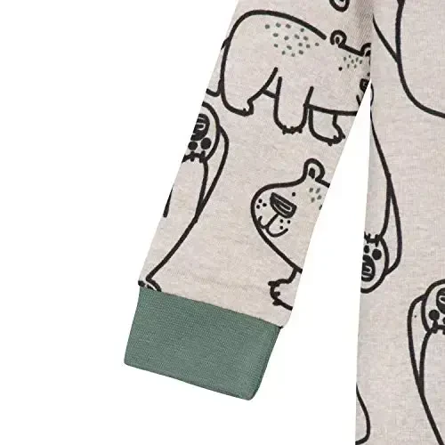Gerber baby-boys 2-pack Snug Fit Footed Cotton Pajamas - 6