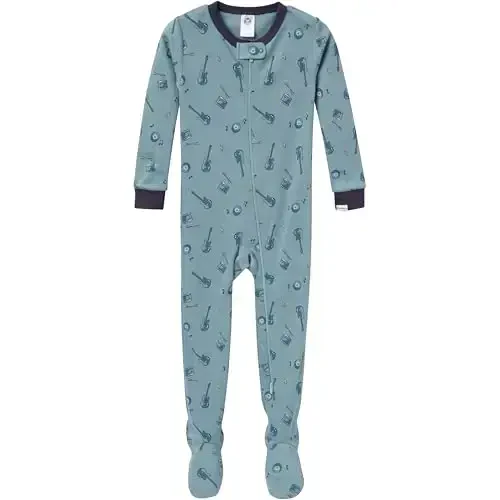 Gerber baby-boys 2-pack Snug Fit Footed Cotton Pajamas - MODAZONE (1)