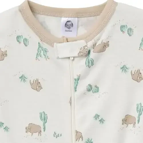 Gerber baby-boys 2-pack Snug Fit Footed Cotton Pajamas - 4