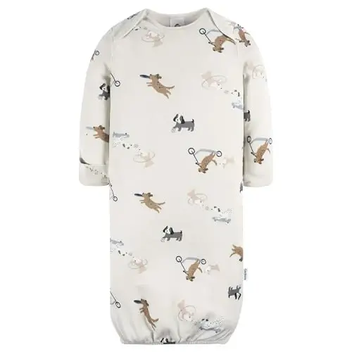 Gerber Baby Boys 4-Pack Sleeper Gown - 4