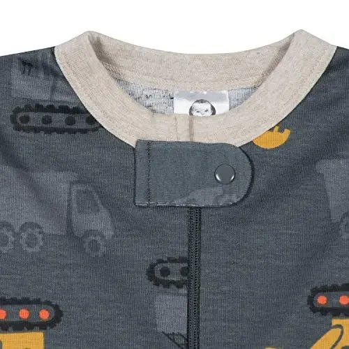 Gerber Baby Boys' ikki qavatli oyoq kiyimli pijamalari - MODAZONE (1)