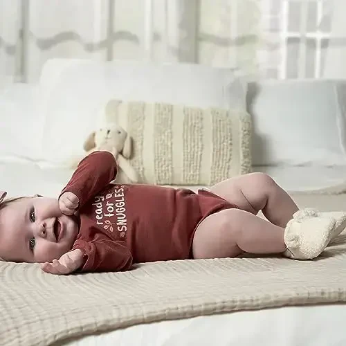 Gerber Baby Fleece Astarli Sirpanmaydigan Yumshoq Uy Botinkalari Quloqlari bilan - 4