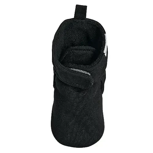 Gerber Baby Fleece Lined Wrap Fasten Non Skid Soft Slipper Booties - 3
