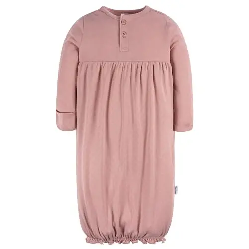 Gerber Baby Girls 4-Pack Sleeper Gown - 2