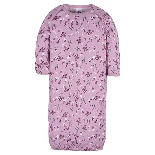 Gerber Baby Girls 4-Pack Sleeper Gown - 3