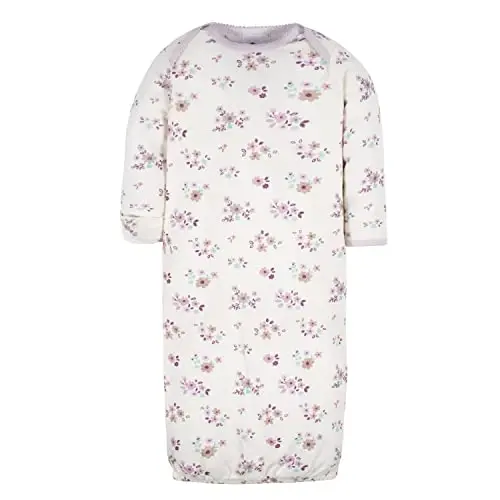 Gerber Baby Girls 4-Pack Sleeper Gown - 4