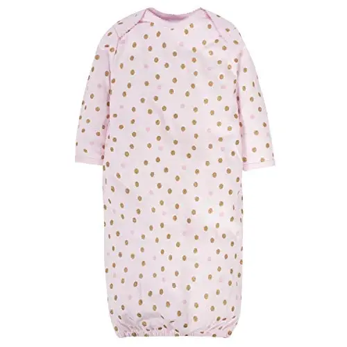 Gerber Baby Girls 4-Pack Sleeper Gown - 2