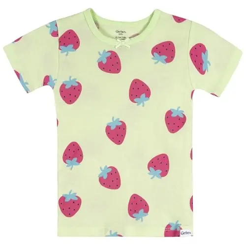 Gerber Baby Girls 4-Piece Pajama Set - 5