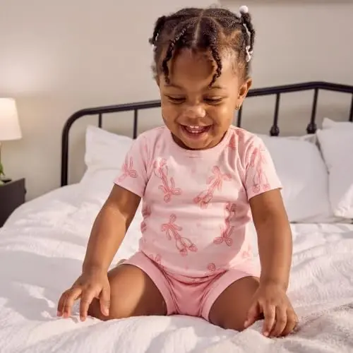 Gerber Baby Girls 4-Piece Pajama Set - 2