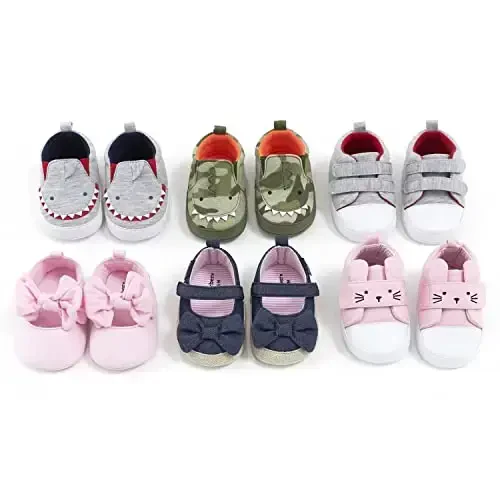 Gerber Baby Girls' Newborn Infant Girls' Ballet Crib Shoe - 6
