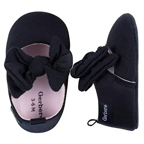 Gerber Baby Girls' Newborn Infant Girls' Ballet Crib Shoe - 1