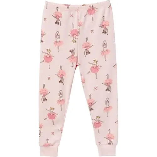 Gerber Baby Girls' Toddler Snug Fit 4-Piece Pajama Set - 3