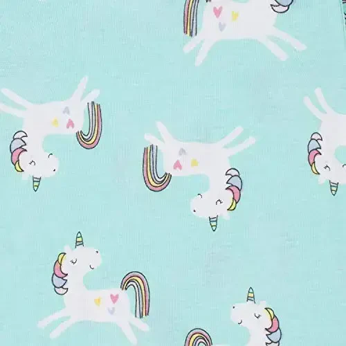 Gerber Baby Girls' Toddler Snug Fit 4 qismli pijama to'plami - 7