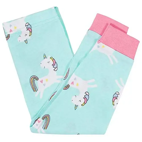 Gerber Baby Girls' Toddler Snug Fit 4 qismli pijama to'plami - 4