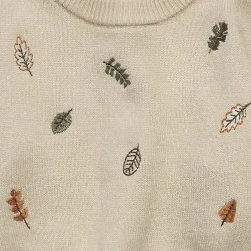 Modern Moments by Gerber Baby Embroidered Sweater Knit Top - 2