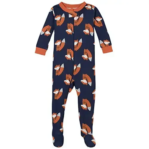 Gerber baby-boys 2-pack Snug Fit Footed Cotton Pajamas - MODAZONE (1)