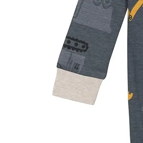 Gerber baby-boys 2-pack Snug Fit Footed Cotton Pajamas - 6